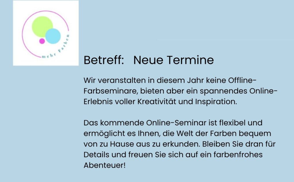 Neu - Online Seminar